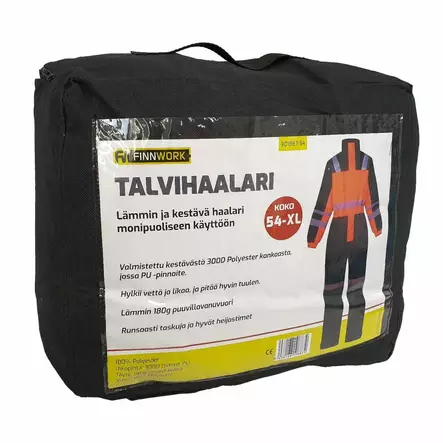Finnwork Talvihaalari oranssi/sininen - Työhaalarit - 6438168115481 - 2