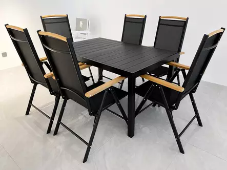 Puutarhapöytä Poly 140cm - Puutarhapöydät - 6438168118345 - 2