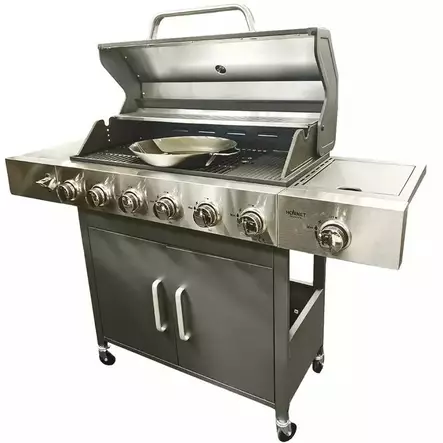 Hornet Kaasugrilli 6+1 harmaa - Kaasugrillit - 6438168119526 - 1