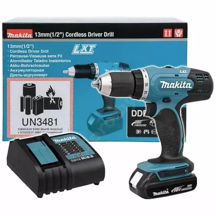 Makita Akkuporakone DDF453SYX5 18V - Porakoneet - 088381865616 - 1
